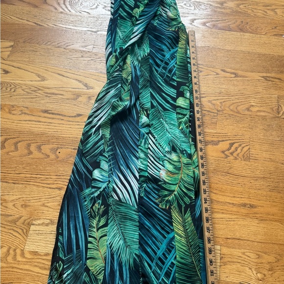 Fashion Nova jumpsuit Tropical Leaf Print Jumpsuit - Picture 5 of 9